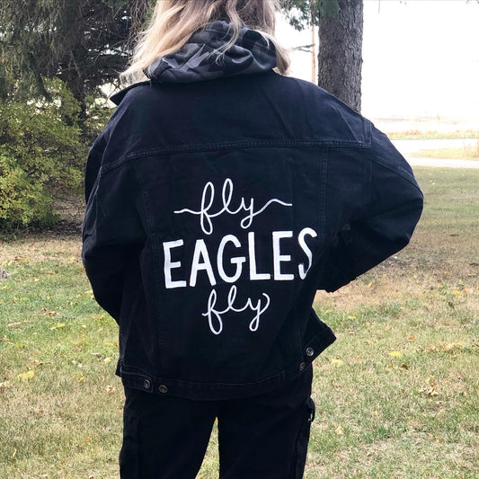 Fly Eagles Fly Denim Jacket