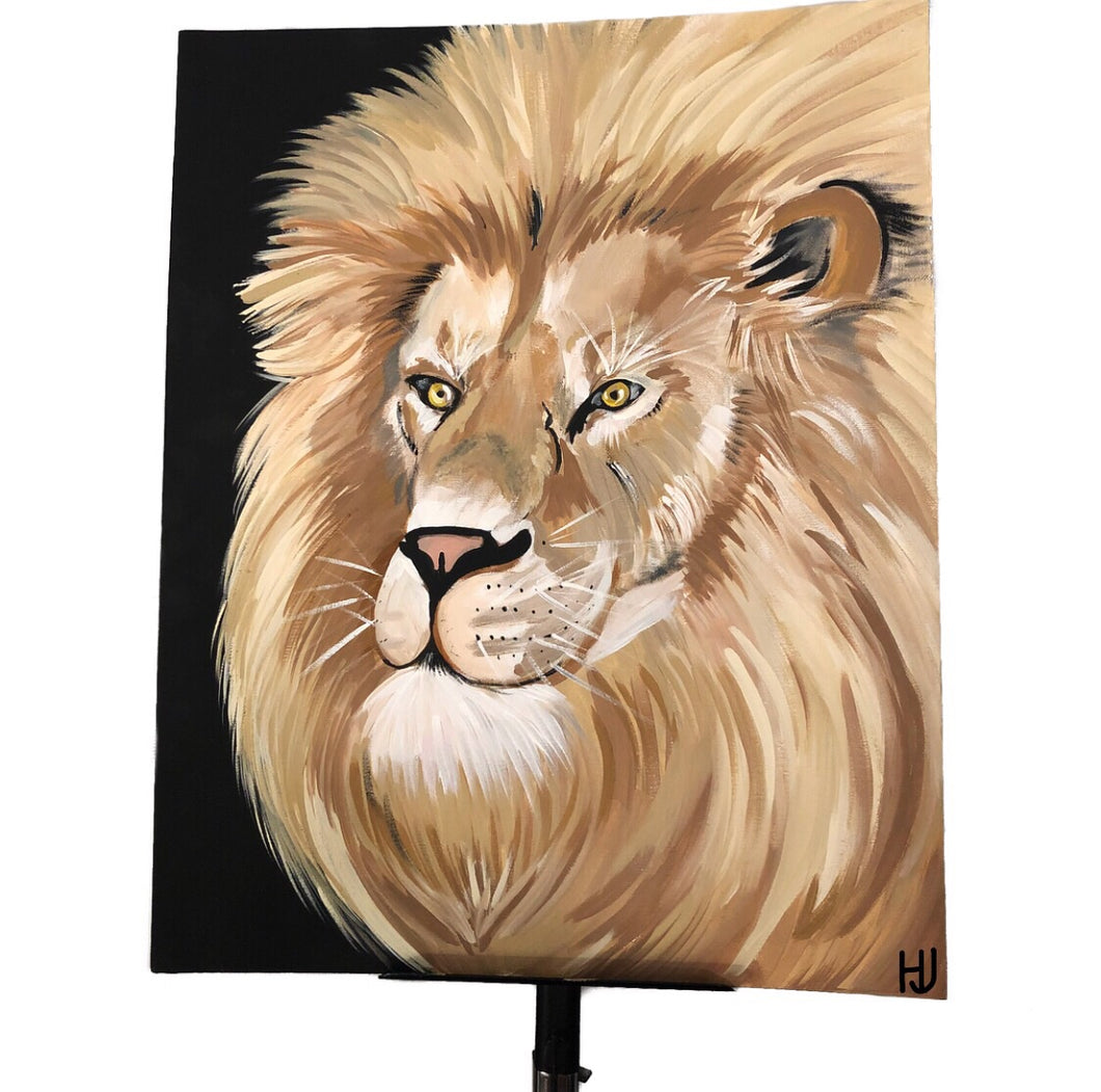Realistic Lion Art