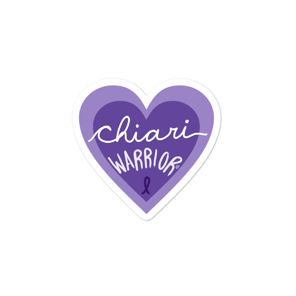 Chiari Heart Bubble-free stickers