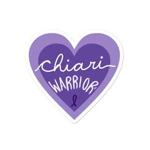 Chiari Heart Bubble-free stickers