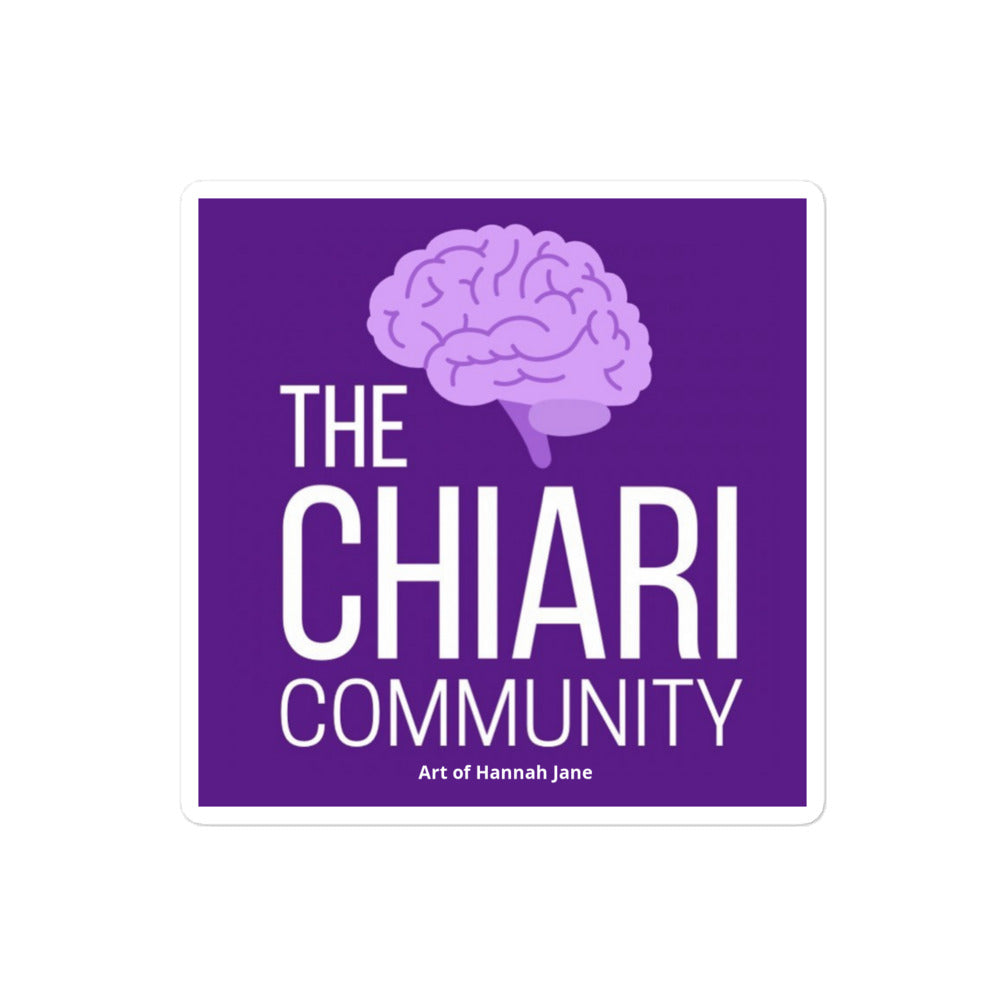 Chiari Community Bubble-free stickers