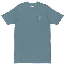 Load image into Gallery viewer, Aqua Butterfly wings premium heavyweight tee
