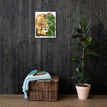 Load image into Gallery viewer, Garden Lion Canvas Print
