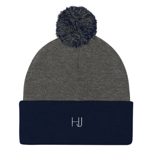 Pom Pom Knit Cap