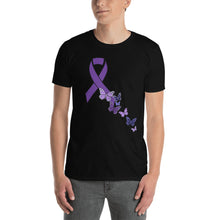 Load image into Gallery viewer, Butterfly Ribbon Short-Sleeve Unisex T-Shirt
