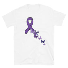 Load image into Gallery viewer, Butterfly Ribbon Short-Sleeve Unisex T-Shirt
