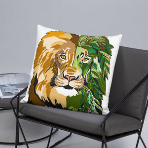 Garden Lion Basic Pillow