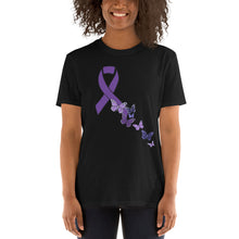 Load image into Gallery viewer, Butterfly Ribbon Short-Sleeve Unisex T-Shirt
