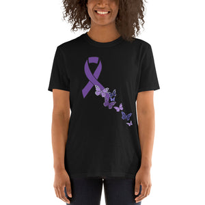 Butterfly Ribbon Short-Sleeve Unisex T-Shirt