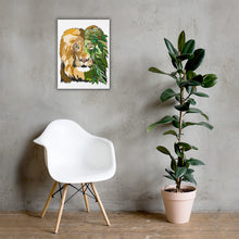 Load image into Gallery viewer, Garden Lion Canvas Print
