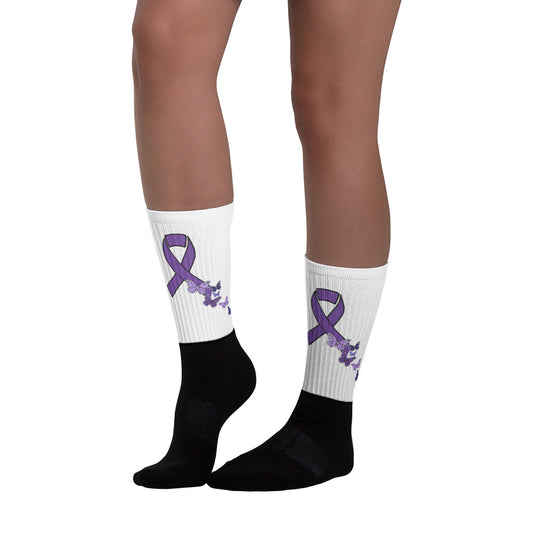 Butterfly Ribbon Socks
