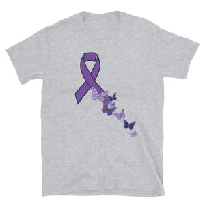 Butterfly Ribbon Short-Sleeve Unisex T-Shirt