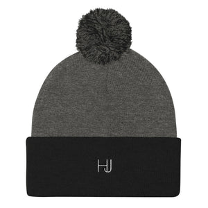 Pom Pom Knit Cap