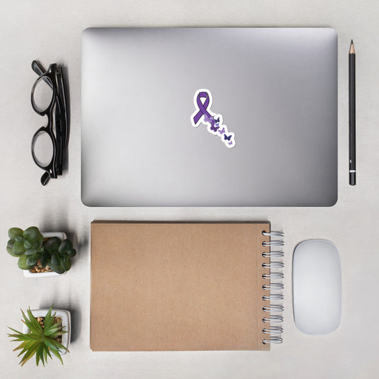 Butterfly ribbon Bubble-free stickers