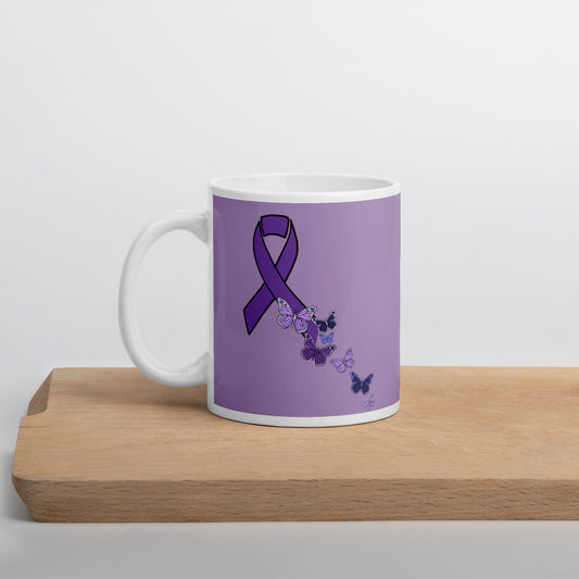 Butterfly Ribbon Mug
