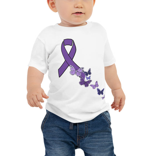 Butterfly ribbon Baby Jersey Short Sleeve Tee