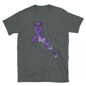 Butterfly Ribbon Short-Sleeve Unisex T-Shirt