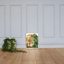 Load image into Gallery viewer, Garden Lion Canvas Print

