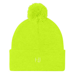 Pom Pom Knit Cap