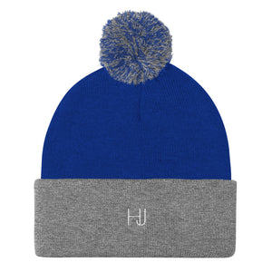 Pom Pom Knit Cap