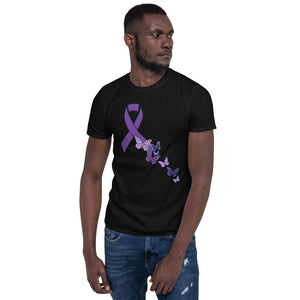 Butterfly Ribbon Short-Sleeve Unisex T-Shirt