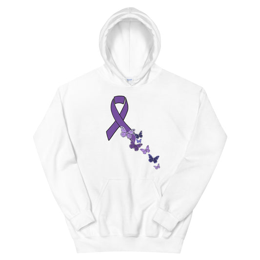Butterfly Ribbon Unisex Hoodie