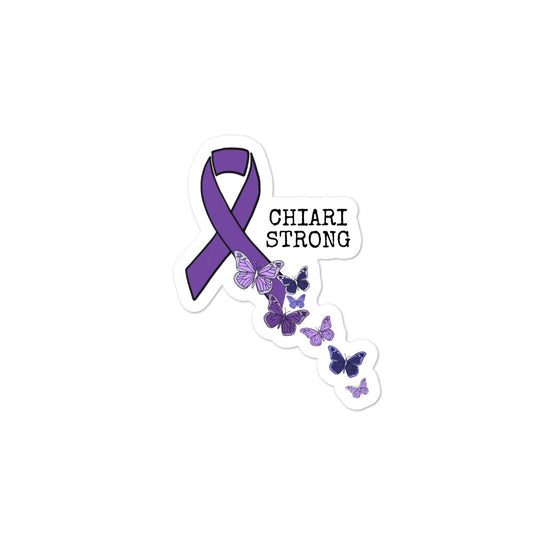 Chiari strong Bubble-free stickers