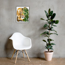 Load image into Gallery viewer, Garden Lion Canvas Print
