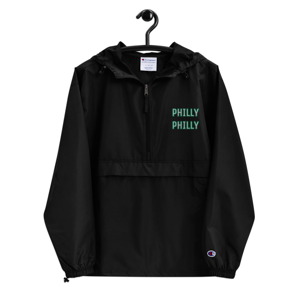 Philly Philly Embroidered Champion Packable Jacket