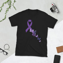 Load image into Gallery viewer, Butterfly Ribbon Short-Sleeve Unisex T-Shirt
