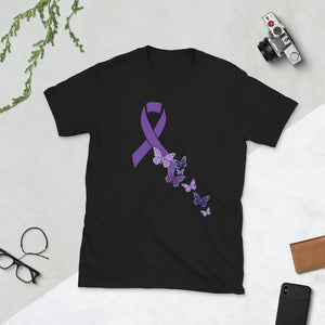 Butterfly Ribbon Short-Sleeve Unisex T-Shirt