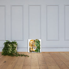 Load image into Gallery viewer, Garden Lion Canvas Print
