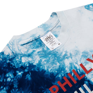 PHILLY Oversized tie-dye t-shirt