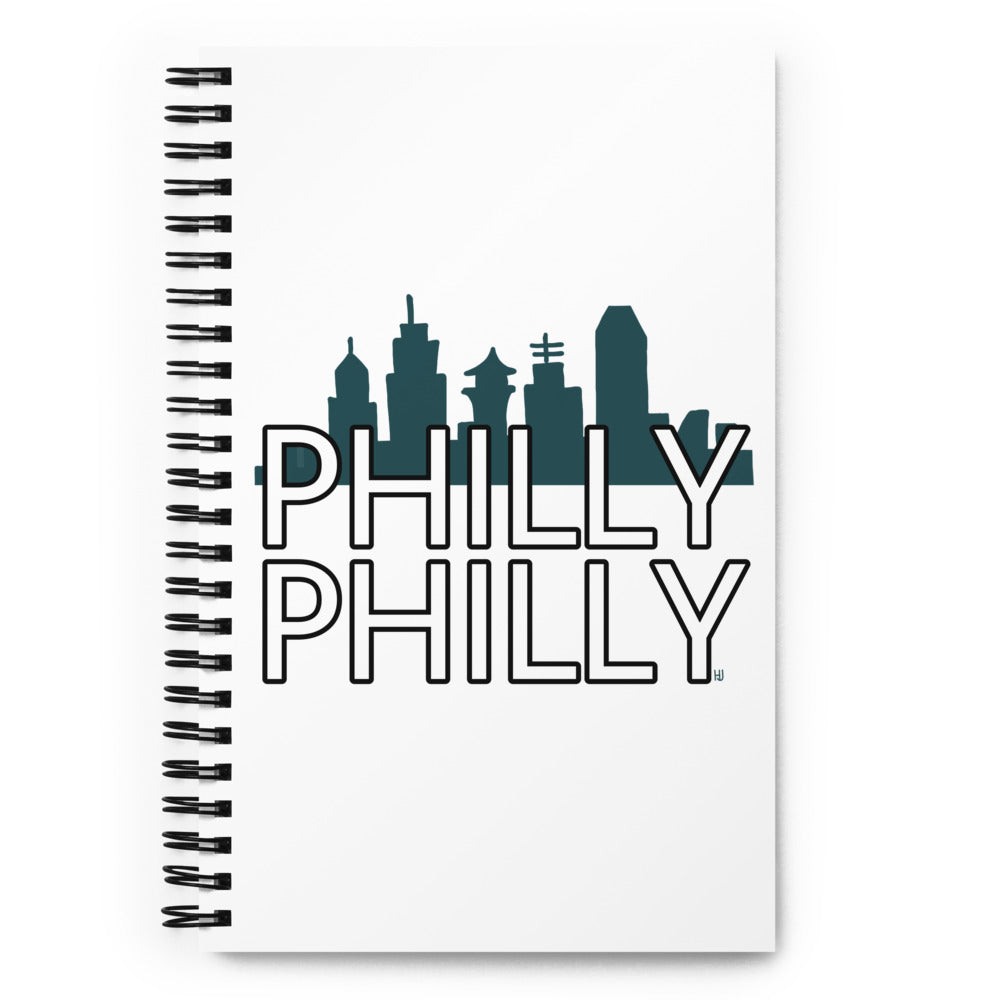 Philly Philly Spiral notebook