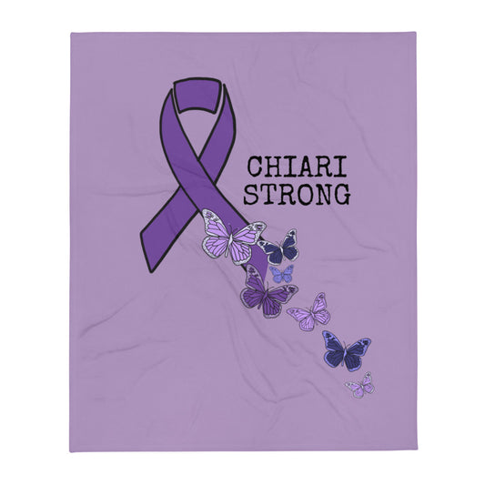 Chiari strong Throw Blanket