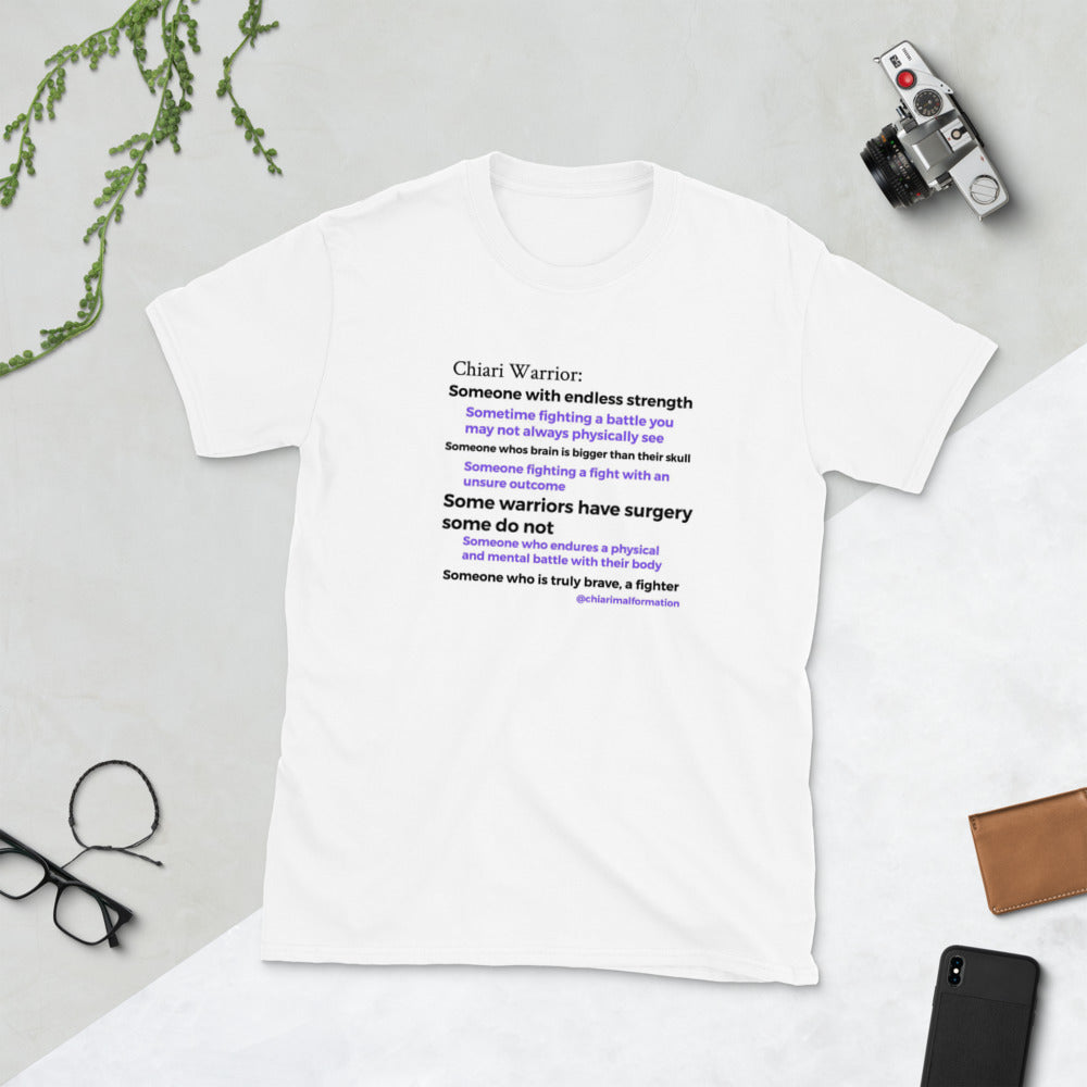 Chiari Warrior definition Short-Sleeve Unisex T-Shirt