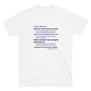 Chiari Warrior definition Short-Sleeve Unisex T-Shirt
