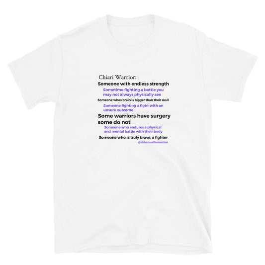 Chiari Warrior definition Short-Sleeve Unisex T-Shirt