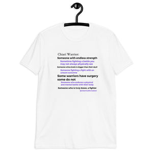 Chiari Warrior definition Short-Sleeve Unisex T-Shirt