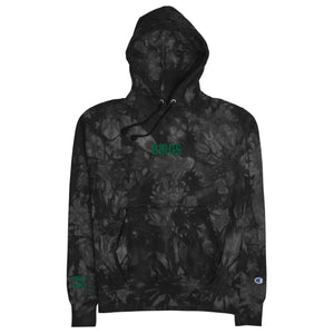 Birds Unisex Champion tie-dye hoodie
