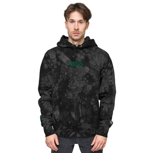 Birds Unisex Champion tie-dye hoodie