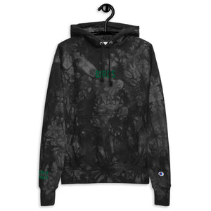 Birds Unisex Champion tie-dye hoodie