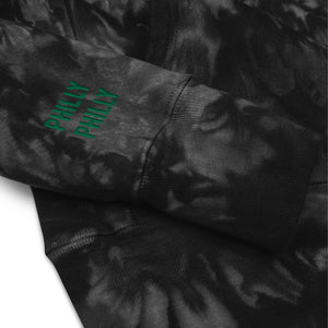 Birds Unisex Champion tie-dye hoodie
