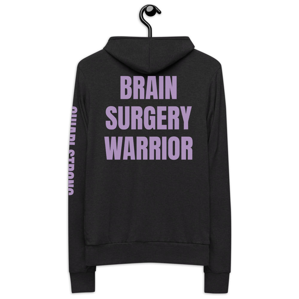 Brain warrior Unisex zip hoodie