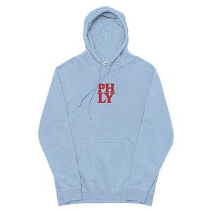 PHLY Unisex pigment dyed hoodie