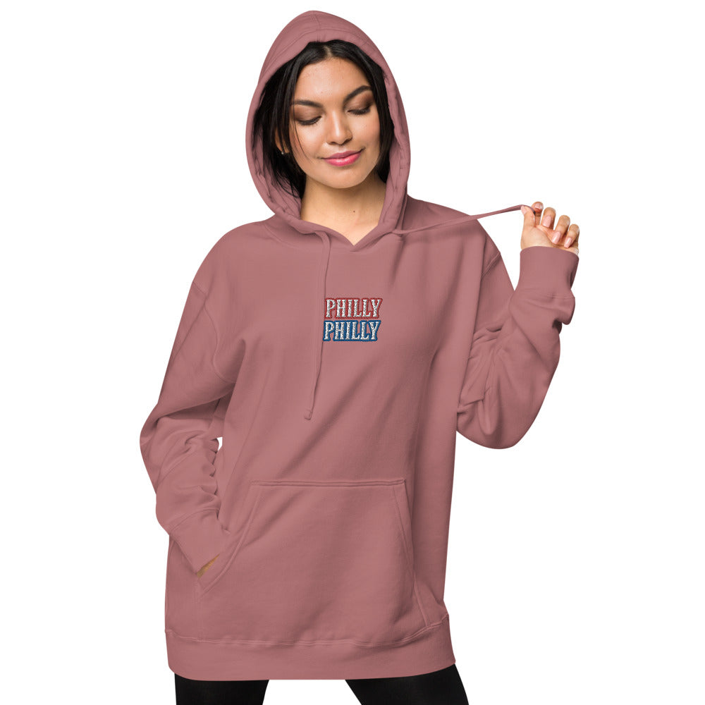 Philly Philly Unisex pigment dyed hoodie