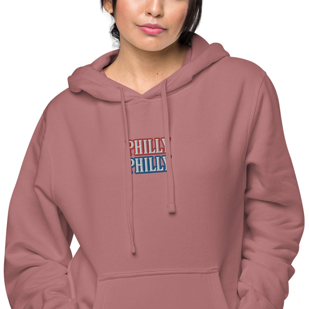 Philly Philly Unisex pigment dyed hoodie