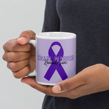 Load image into Gallery viewer, Chiari warrior White glossy mug
