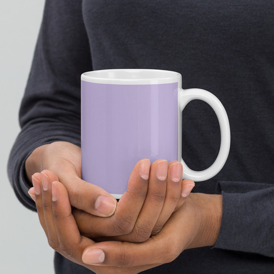 Chiari warrior White glossy mug