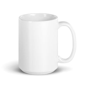 Chiari heart White glossy mug